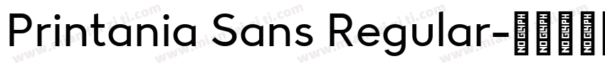 Printania Sans Regular字体转换
